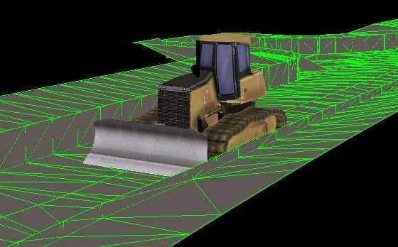 3D nivelace, Machine control